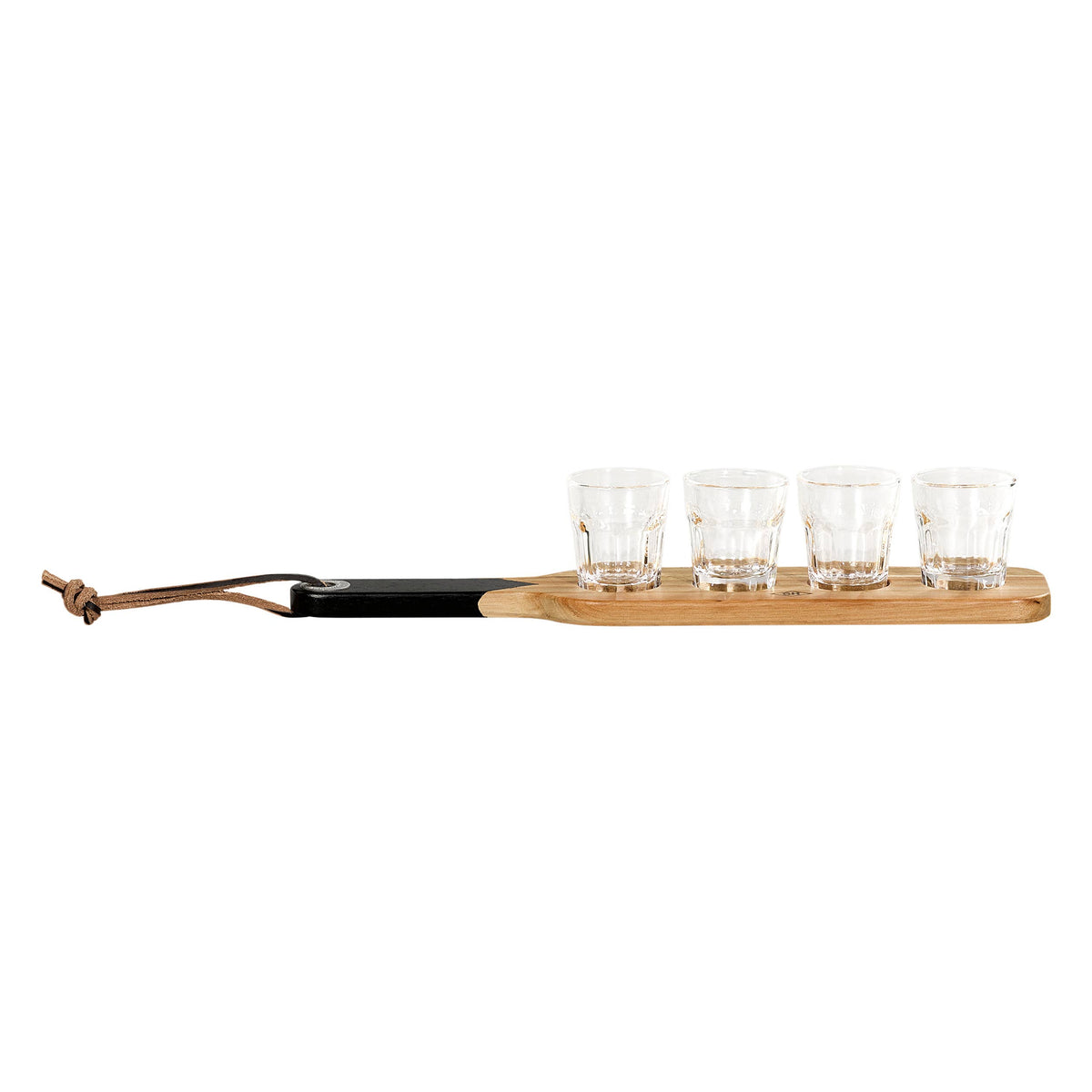 Gentlemen's Hardware - Serving Paddle & Shot Glasses – Violets & Cream