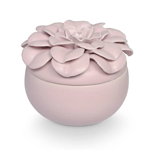 Lavender La La - Flower Ceramic Candle