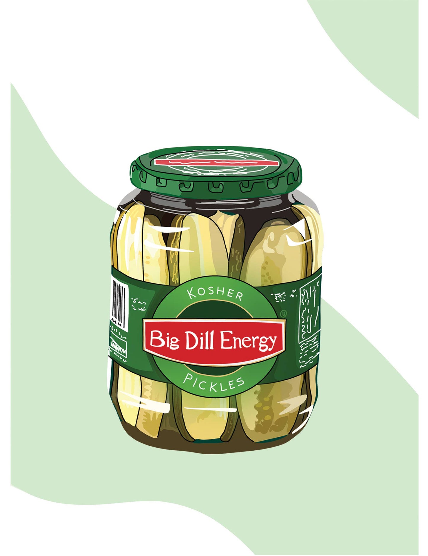 Big Dill Pickle Energy - Medium Gift Bag