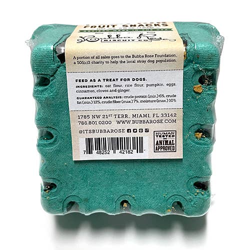 Pumpkin Dog Treat Fruit Crate Box - Bubba Rose Biscuit Co.