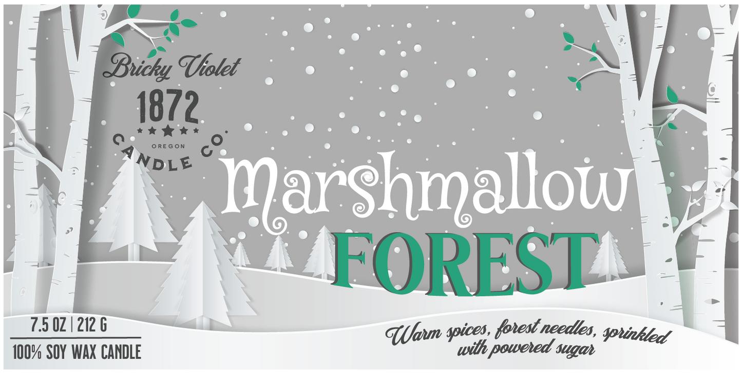 Marshmallow Forest - Candle - Bricky Violet 1872