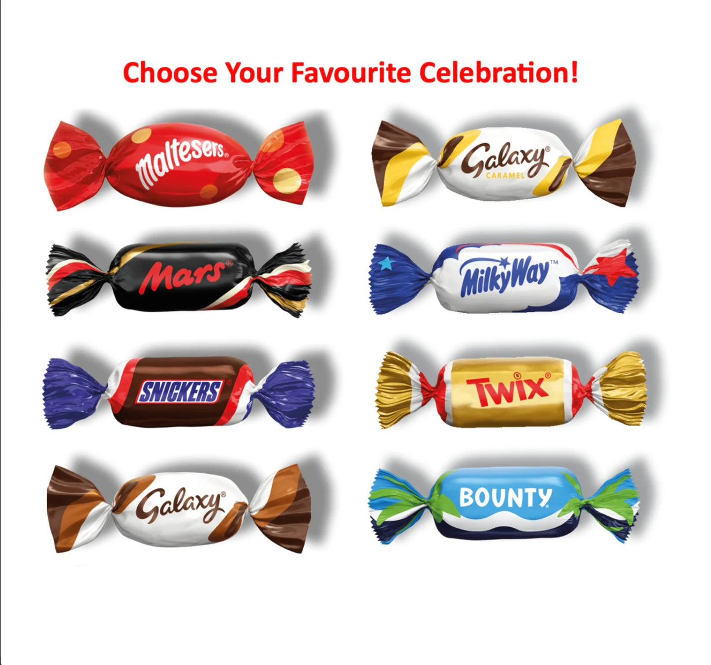 UK Mars - Celebrations - Candy Bar Assortment
