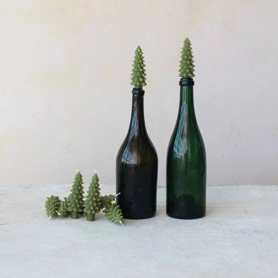 Tree - Bottle Taper Pillar Candle