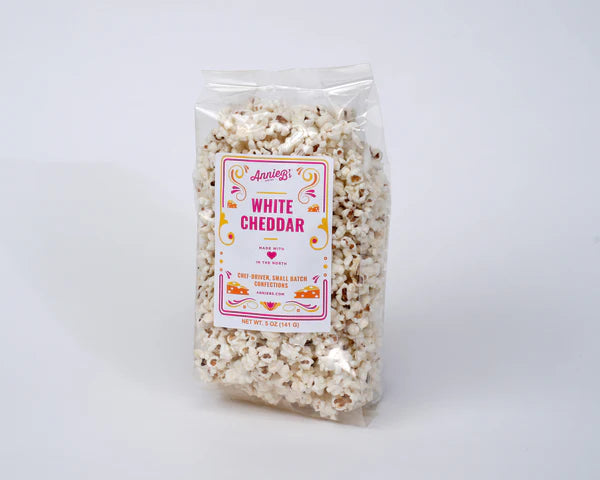 White Cheddar Popcorn - Annie B's - Large Bag