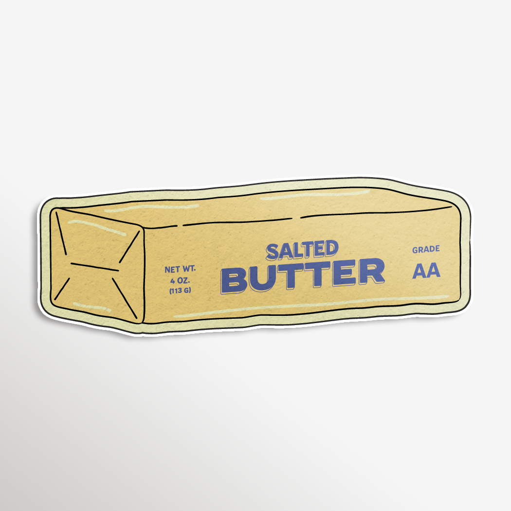 Vinyl Sticker - Salted Butter