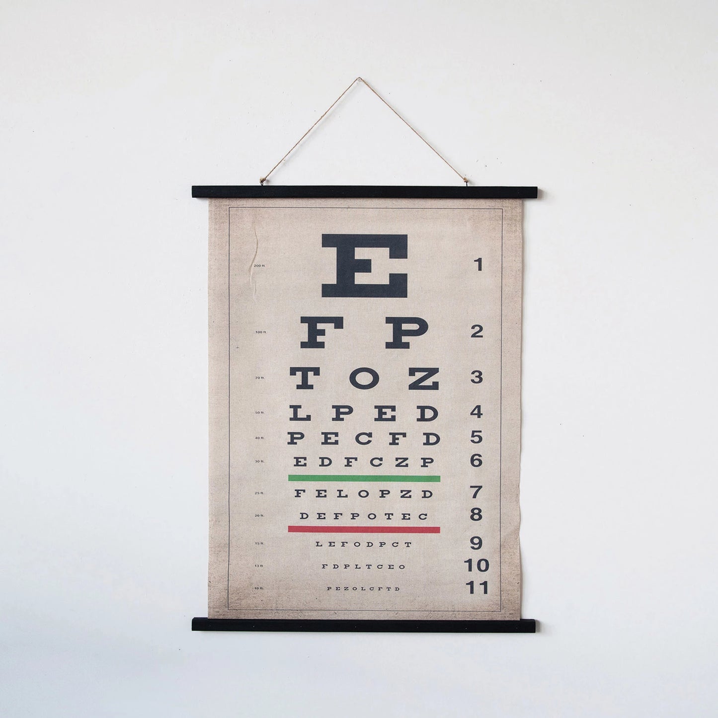 Eye Chart Scroll