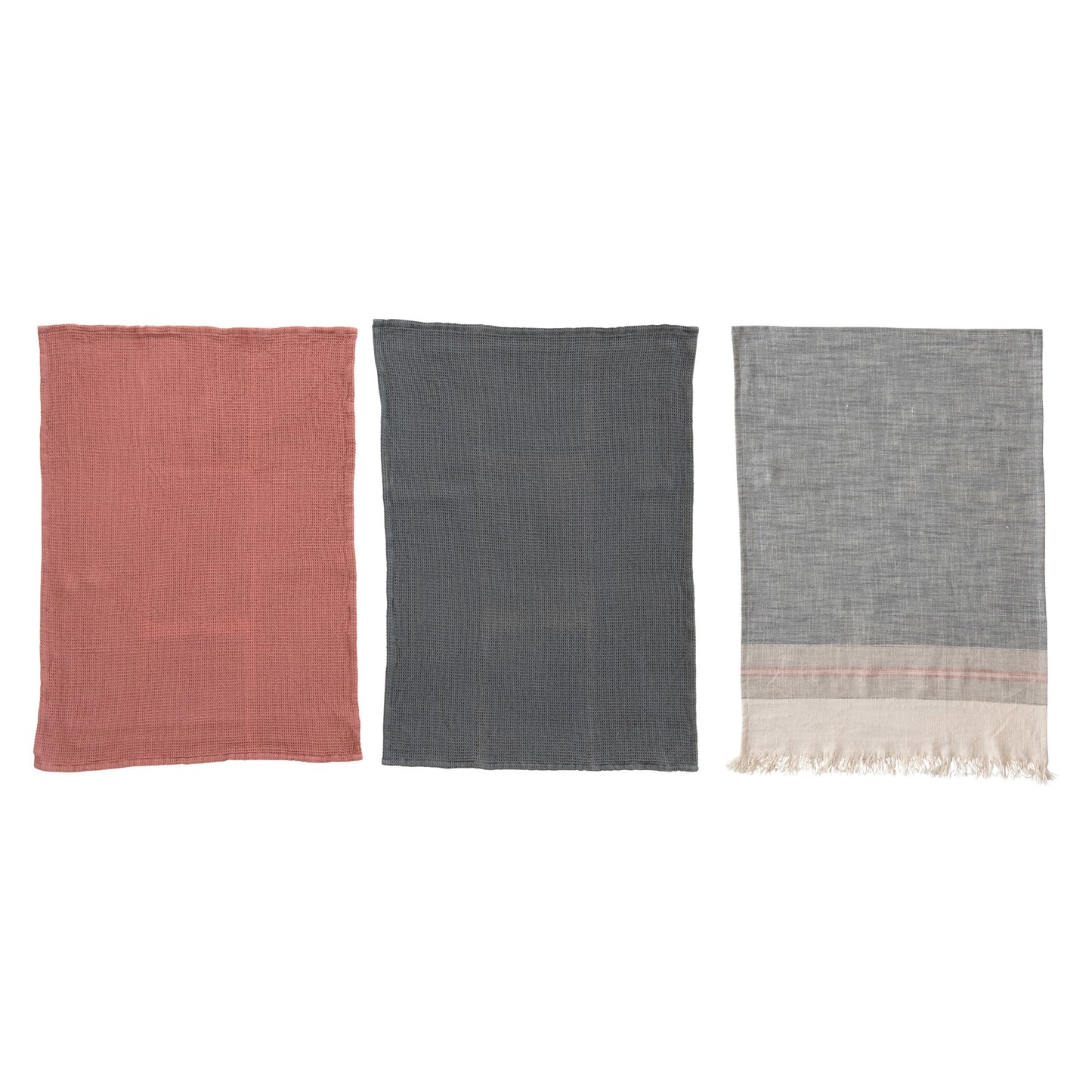 Earth Tone - Cotton Kitchen Towel - Set of 3