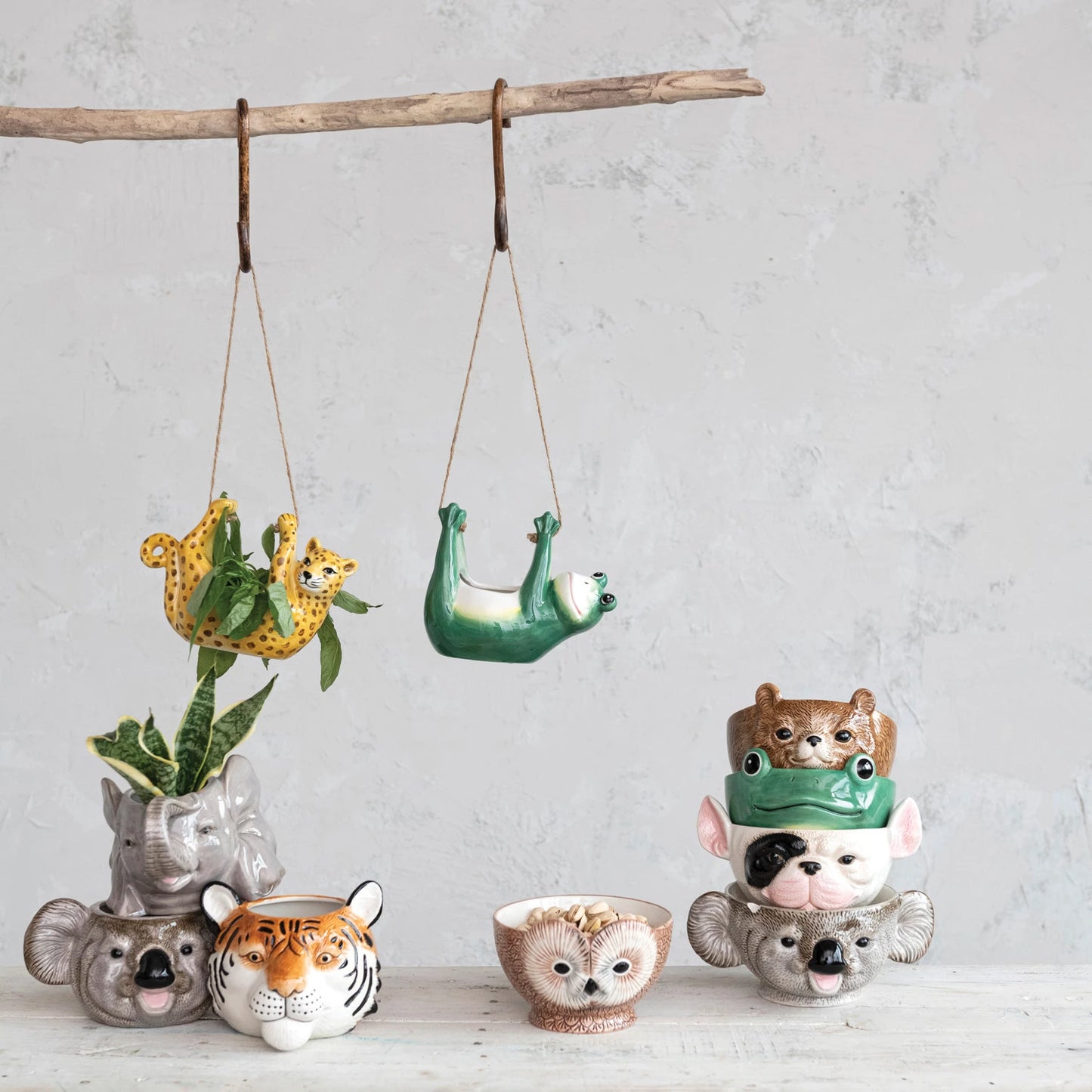 Frog - Hanging Planter