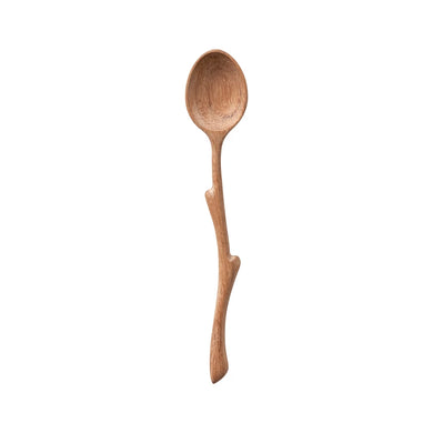 Twig Handle Wooden Spoon - Carved Doussie Wood
