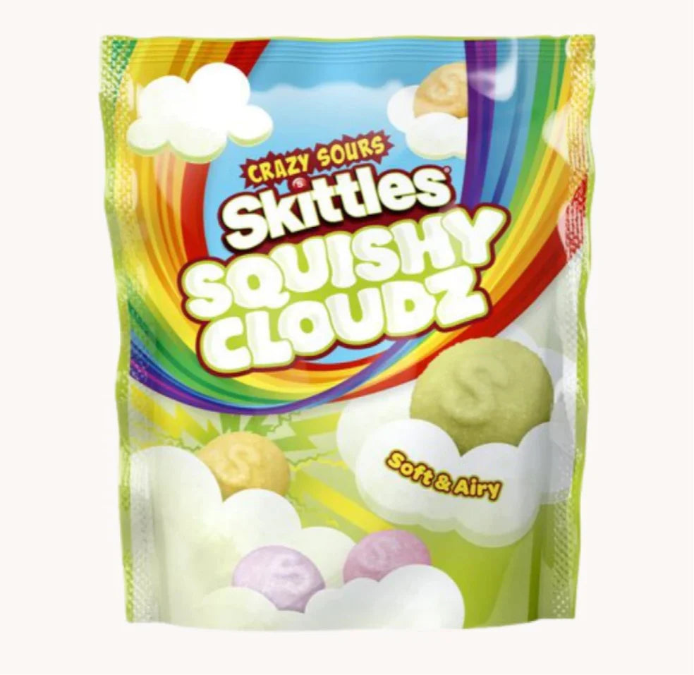 UK - Skittles - Sour Squishy Cloudz