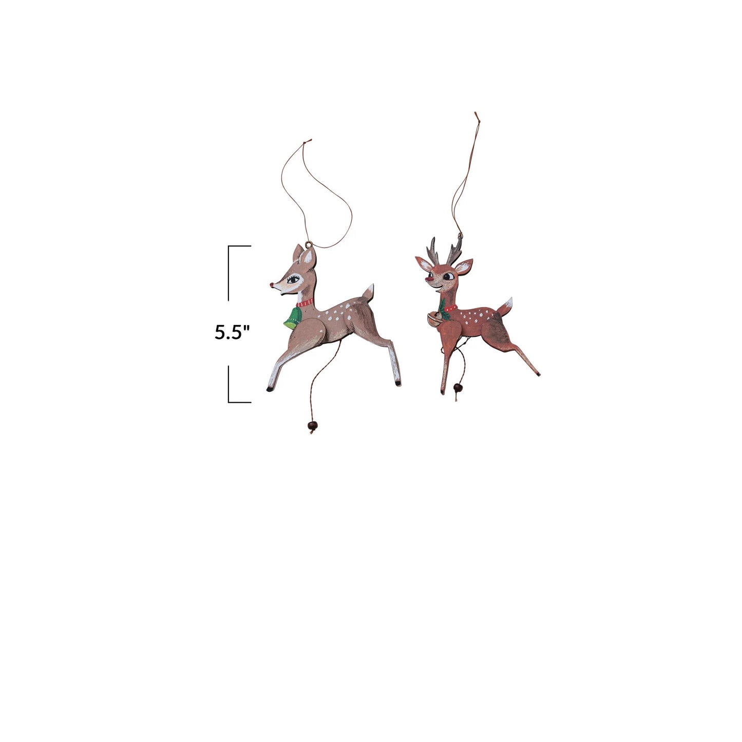 Vintage Rudolf Pull-Ornament