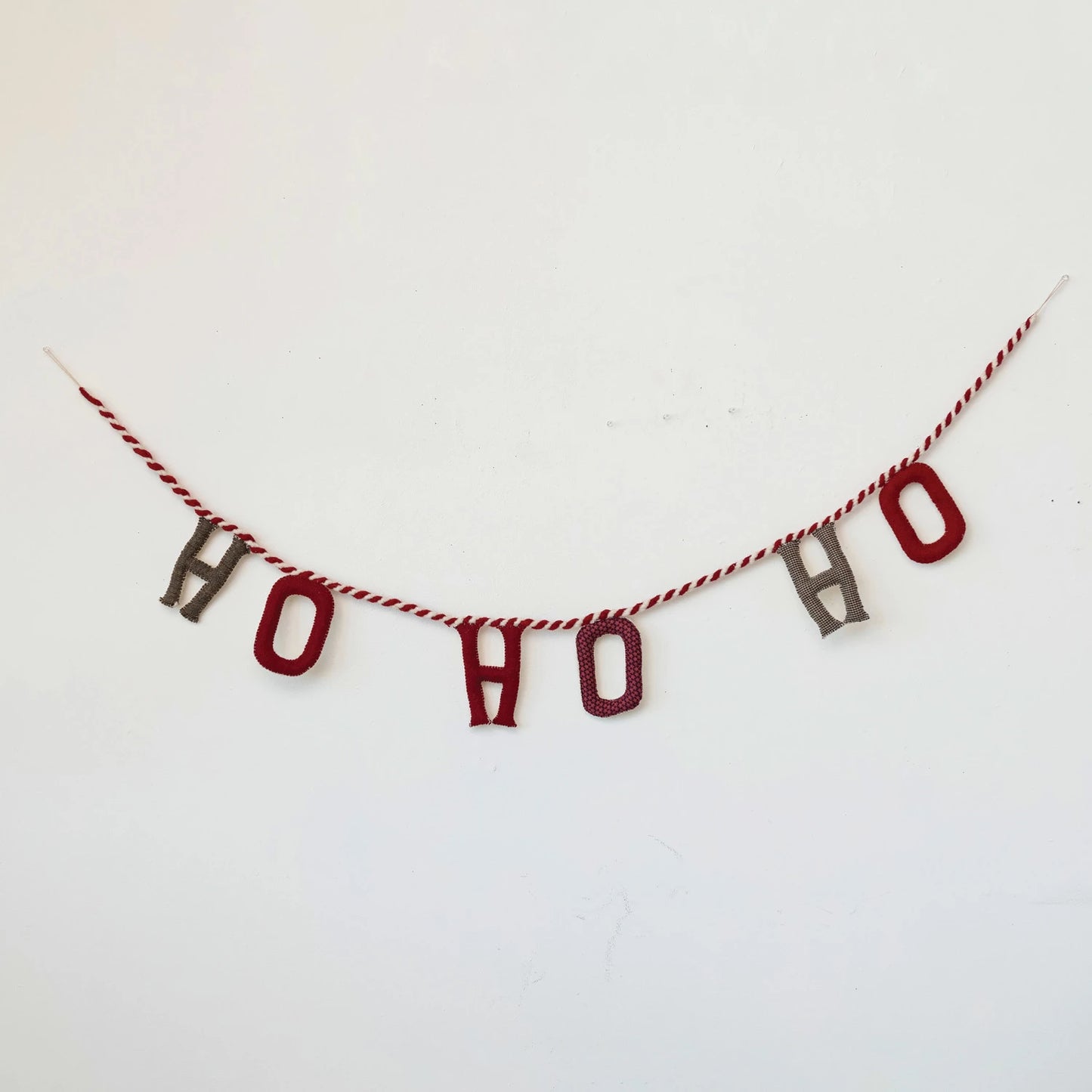 Wool Felt "Ho Ho Ho" Garland