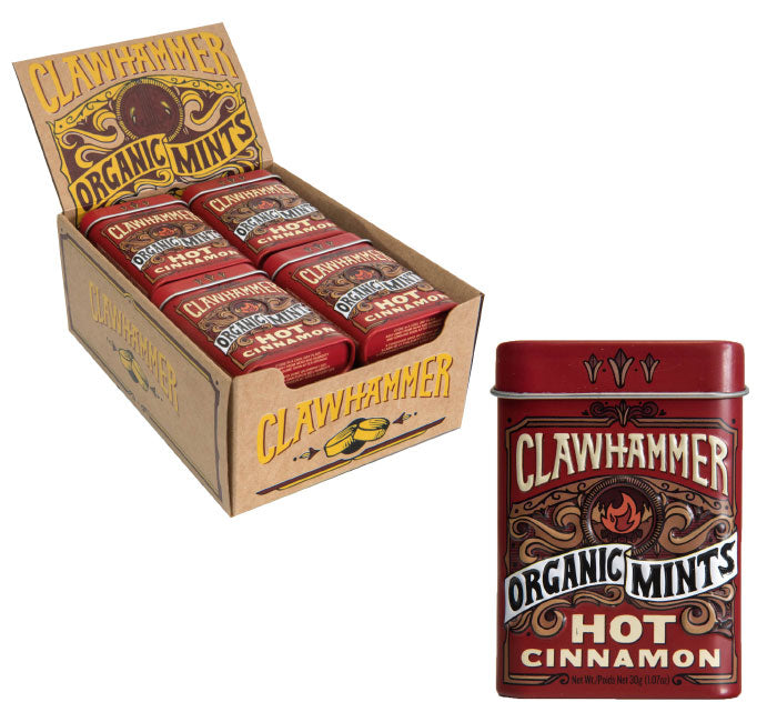 Clawhammer Organic Mints - Hot Cinnamon - Ganje’s