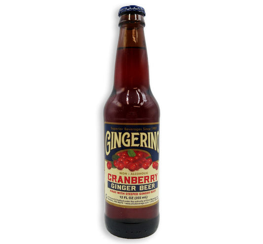 Gingerino Cranberry Ginger Beer - Seasonal