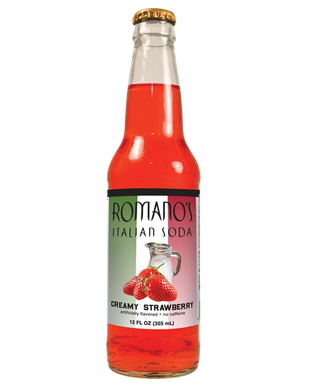 Romano's Italian Soda - Creamy Strawberry - Ganje’s