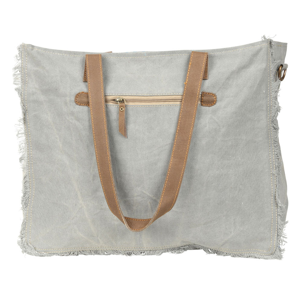 Damask Tote Shoulder Bag