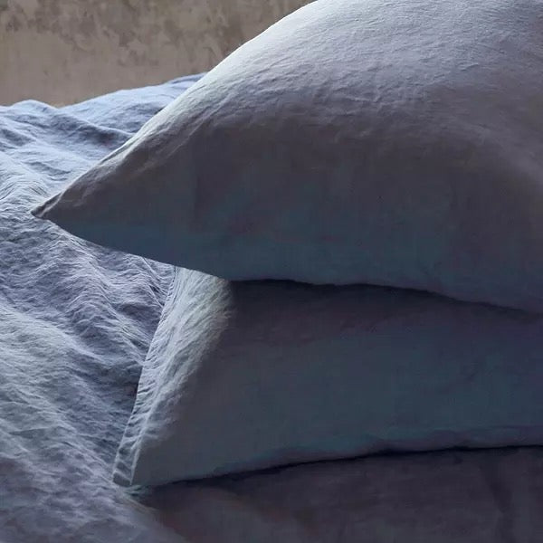 French Linen Sheet Set - Ink - Ganje’s