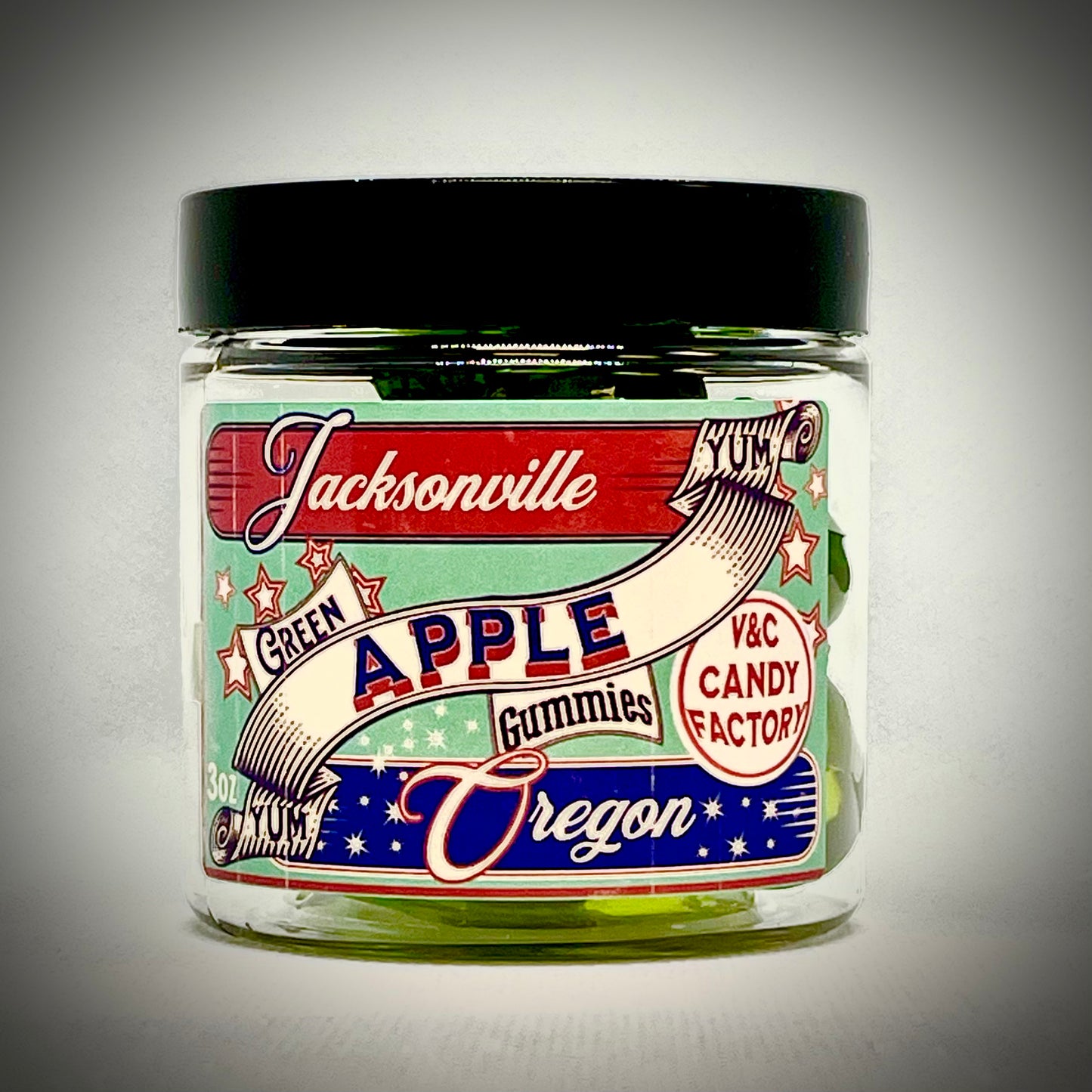 Green Apple Gummies - V&C Candy Factory