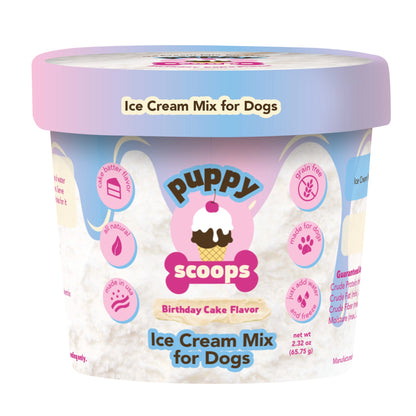 Puppy Scoops Ice Cream Mix - Sample Pack - All 4 Flavors