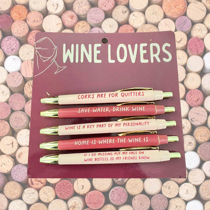 Wine Lovers - Pen Set