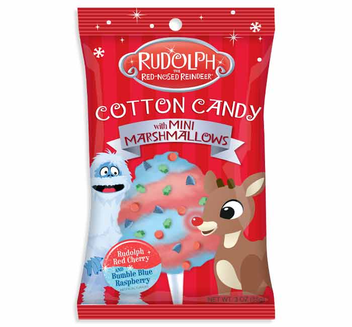 Rudolph Cotton Candy with Marshmallows