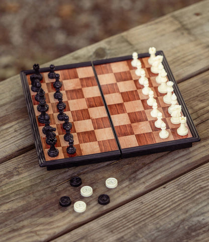 Magnetic Travel Chess & Checker