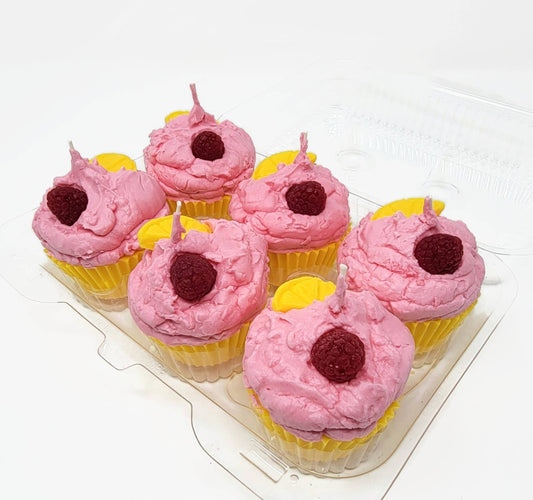 Raspberry Lemonade - Cupcake Candle