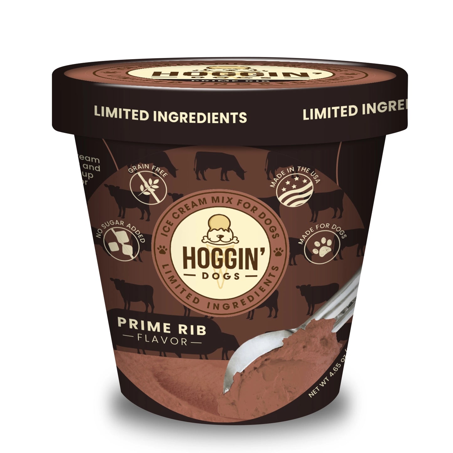 Hoggin' Dogs Ice Cream Mix - Prime Rib