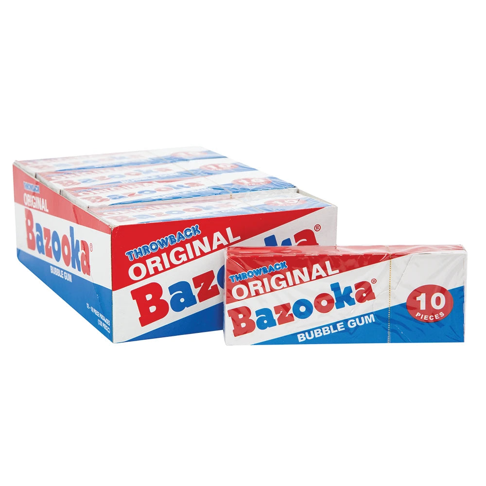 Bazooka Bubble Gum - 10 Pieces