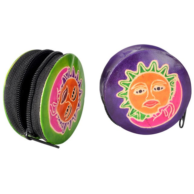 Sun - Leather Coin Purse