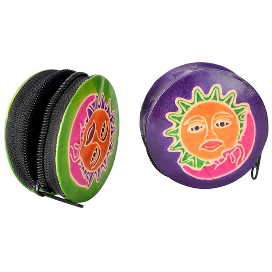 Sun - Leather Coin Purse