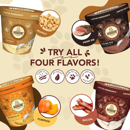 Hoggin' Dogs Ice Cream Mix - Sample Pack - All 4 Flavors