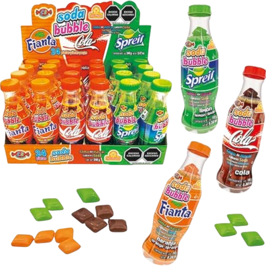 Soda Bubble Gum Candy