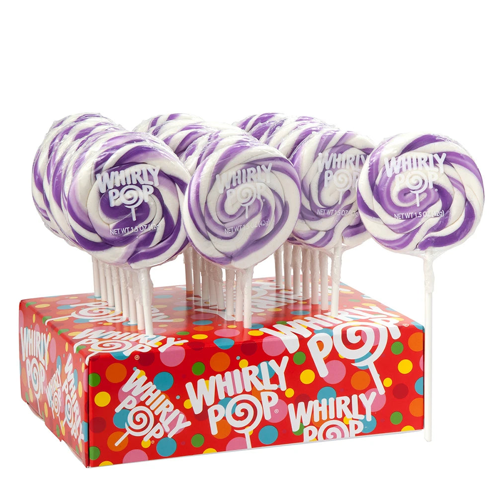 Purple and White - Whirly Pop