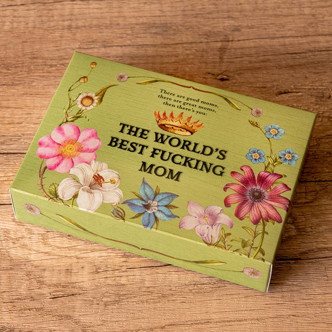 Bad Grandma Designs - The World's Best Fucking Mom Tea Towel Gift Box