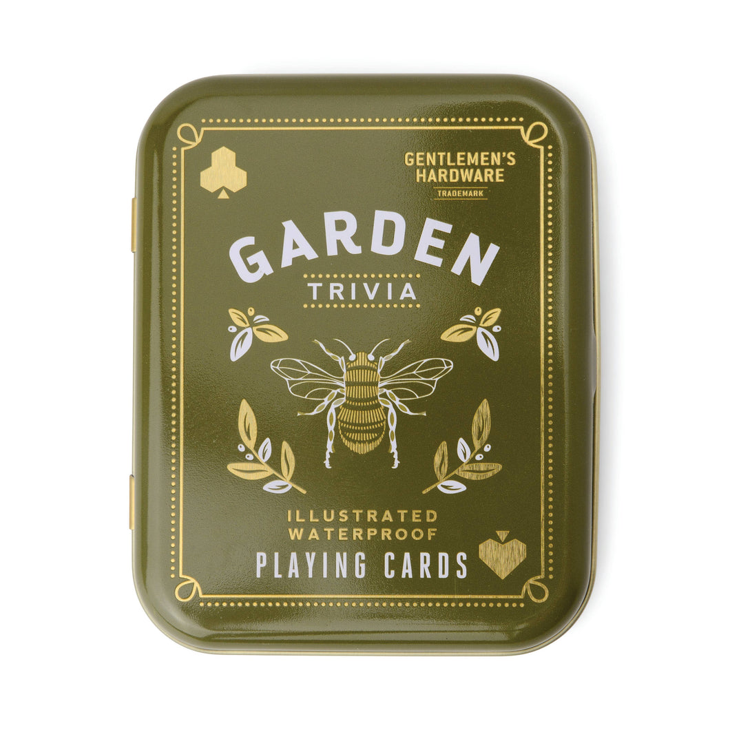 Gardener Waterproof Playing Cards with Trivia - No. 782
