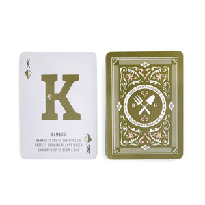 Gardener Waterproof Playing Cards with Trivia - No. 782