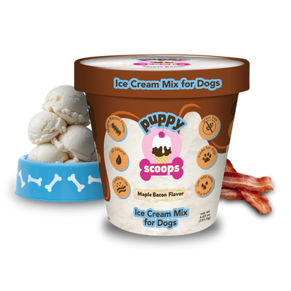 Puppy Scoops Ice Cream Mix - Maple Bacon