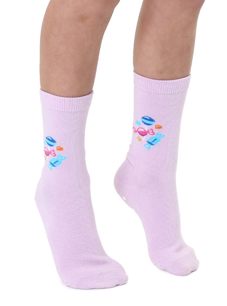Assorted Candy - 3D Packaged Kids Crew Socks