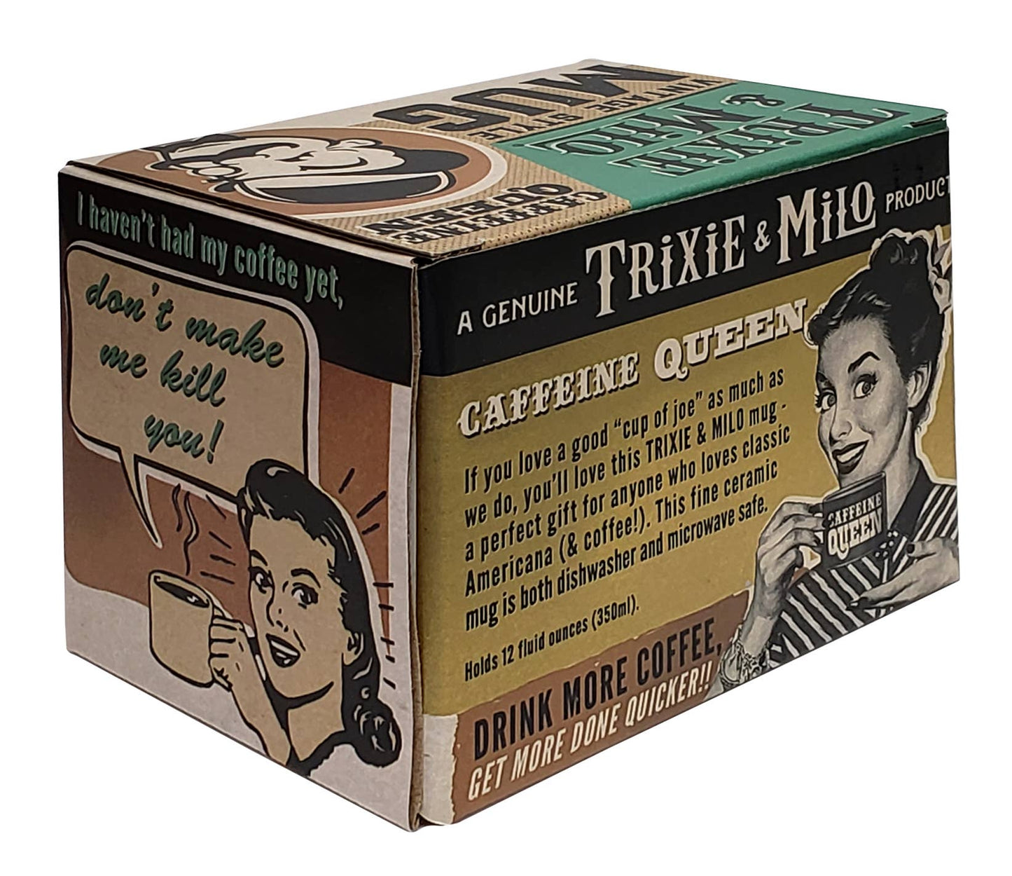 Caffeine Queen – Porcelain Mug