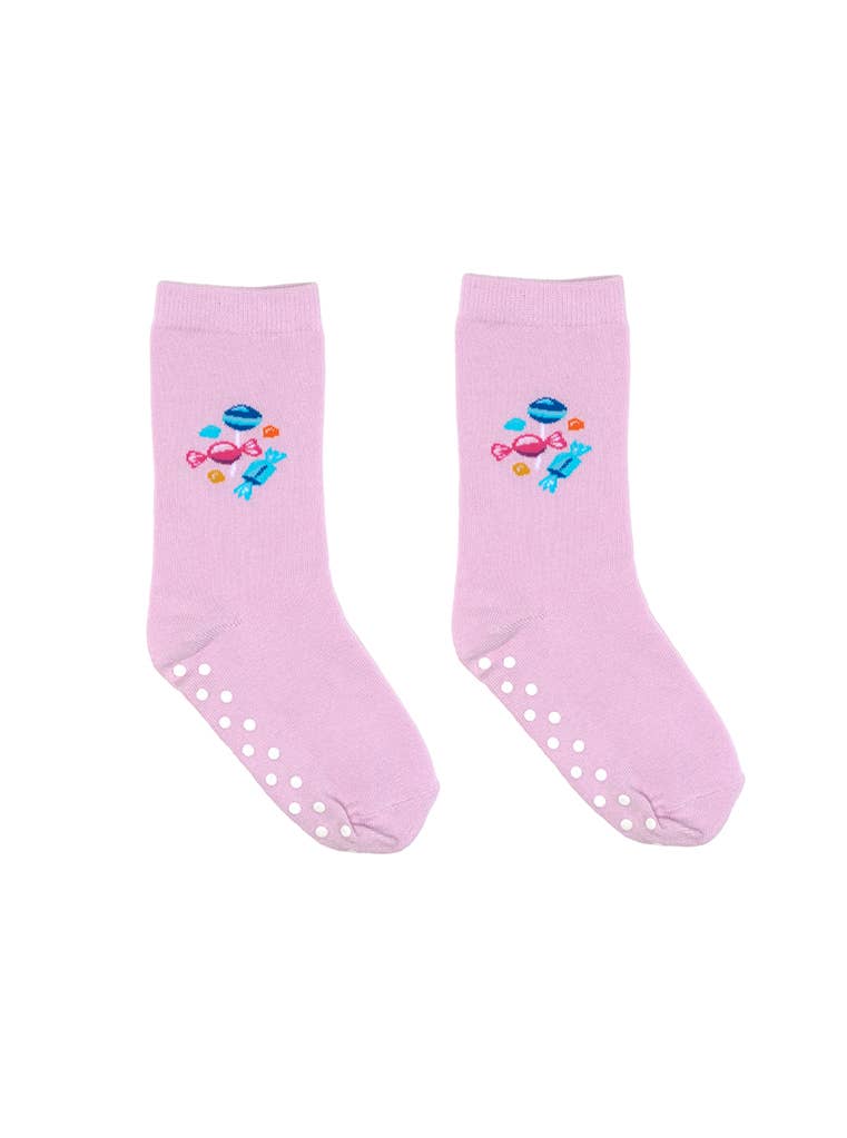 Assorted Candy - 3D Packaged Kids Crew Socks