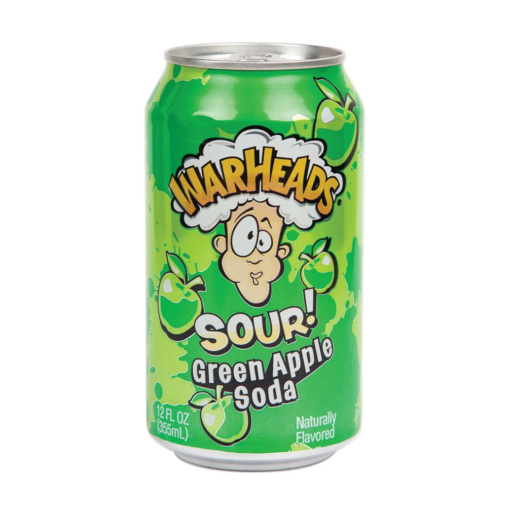 Warheads - Sour Green Apple Soda