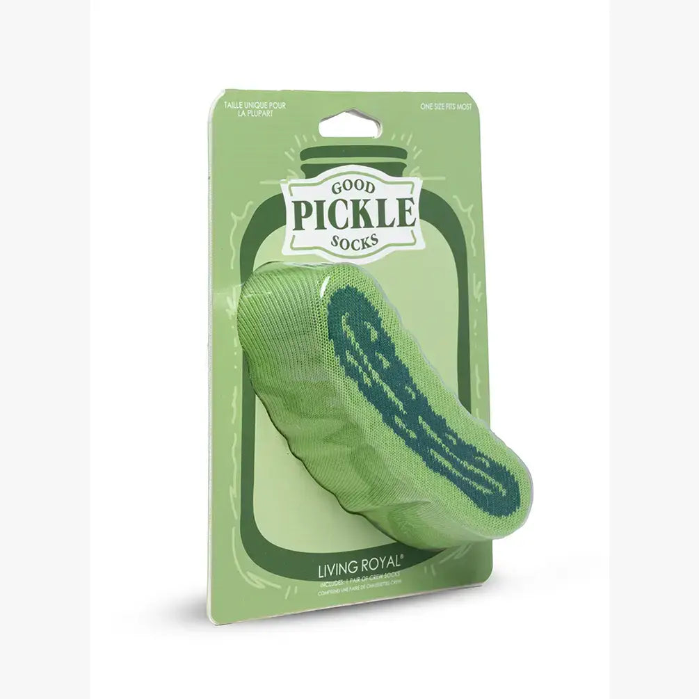 Big Dill Pickle - 3D Packaged Crew Socks