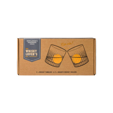 Whiskey Lover's Kit - Cocktail Tumbler and Whiskey Stones Set - No. 646