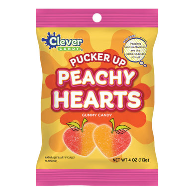 Sour Peachy Hearts- Gummy Candy