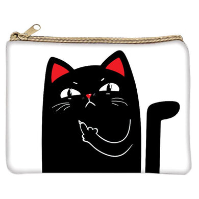 Middle Finger Kitty - Coin Purse