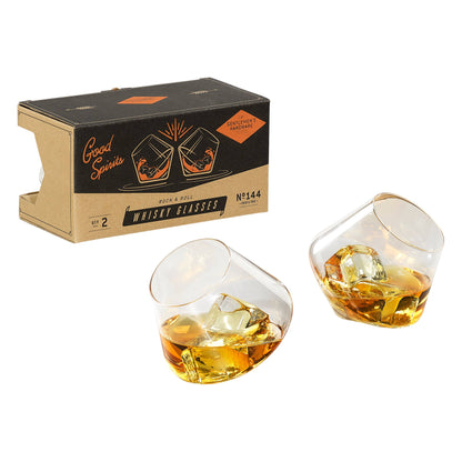 Rock & Roll Rocking Whisky Glasses - Set of 2 - No. 144