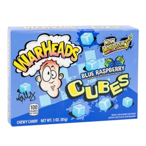 Warheads Blue Raspberry Cubes