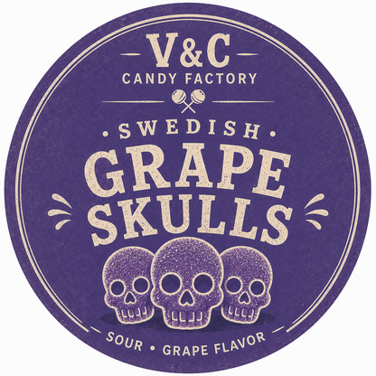 Swedish Grape Skulls