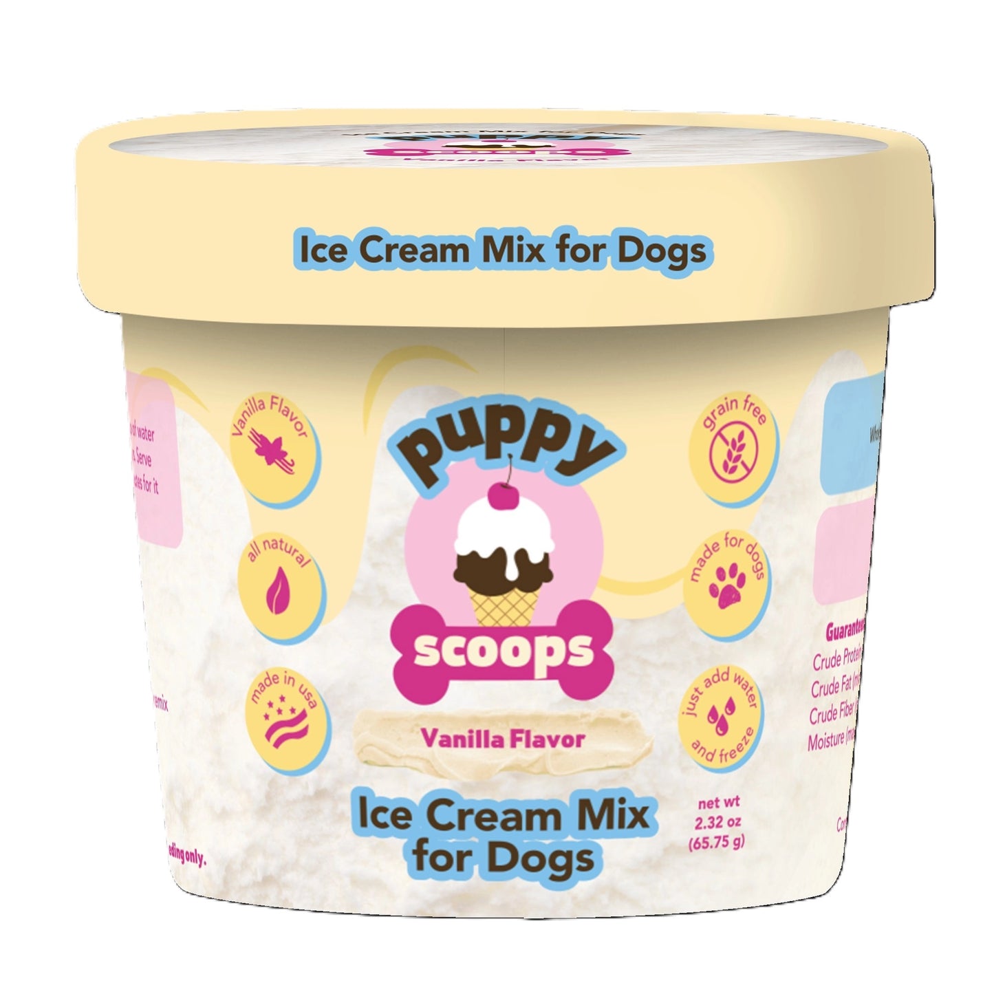 Puppy Scoops Ice Cream Mix - Sample Pack - All 4 Flavors